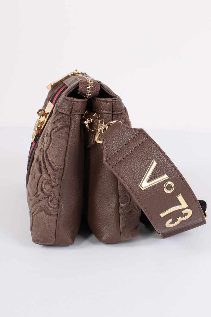 Cate Borsa Tre Scomparti Taupe/multicolor-5