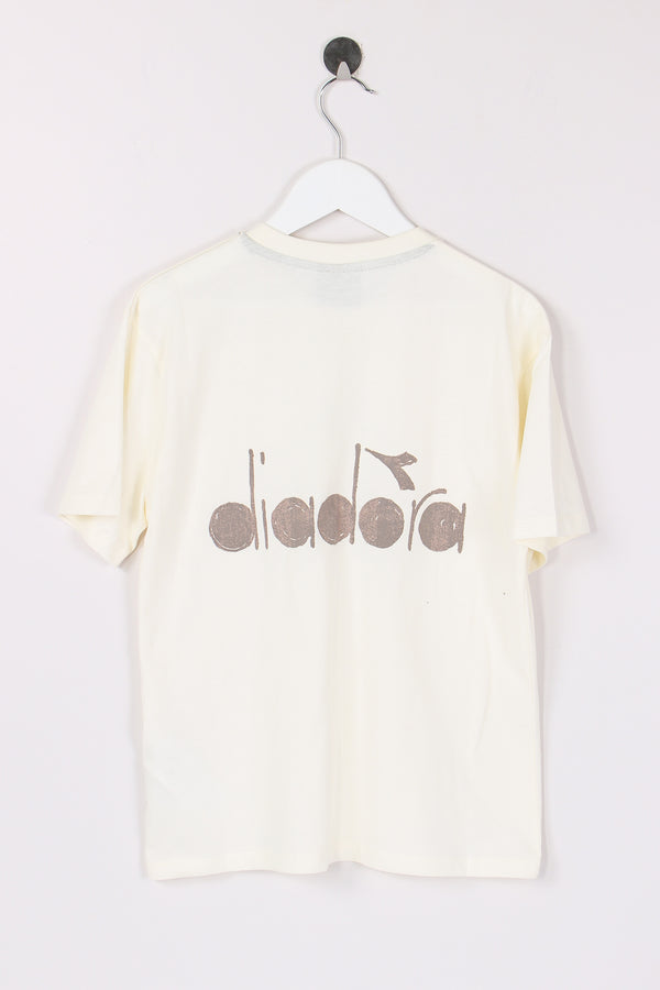 T-shirt Cotone Crema-2