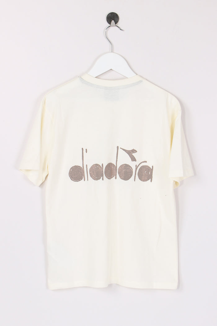 T-shirt Cotone Crema-2