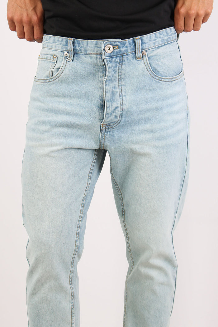 Jeans Cropped Denim Chiaro-5