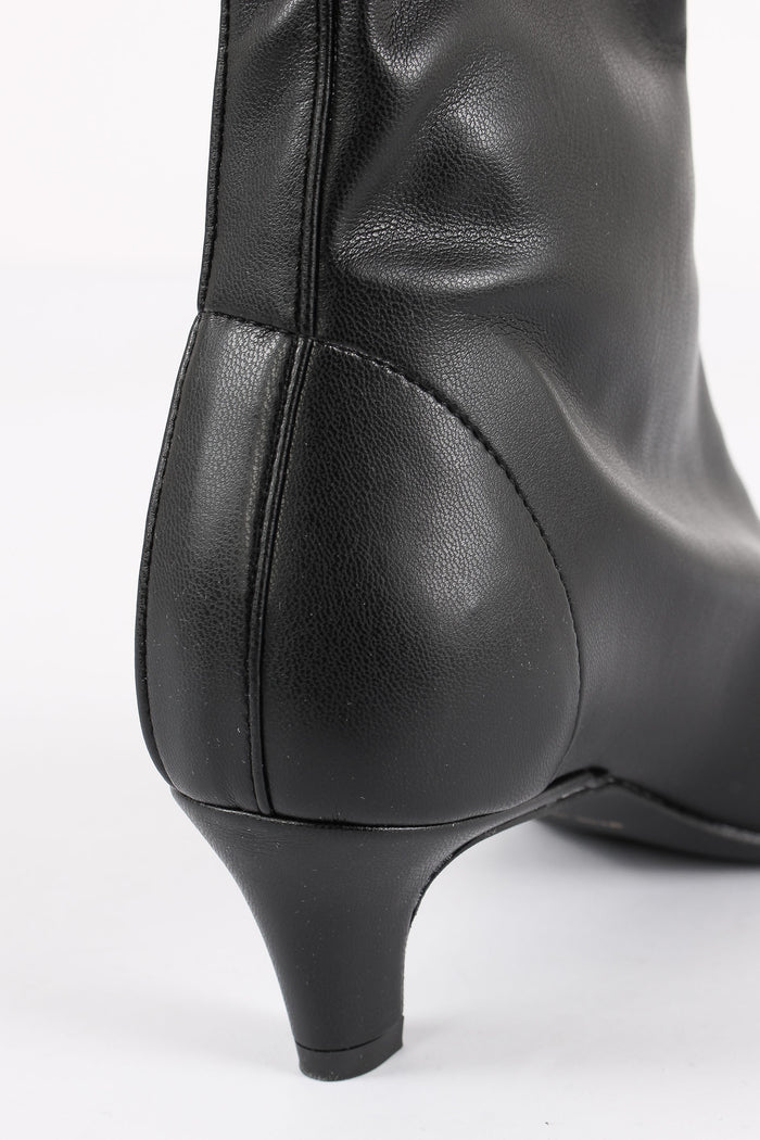 Tronchetto Gambale Stretch Nero-7