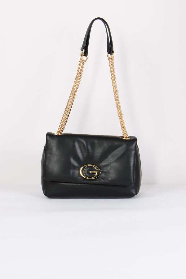 Tracolla Puffy Catena Nero
