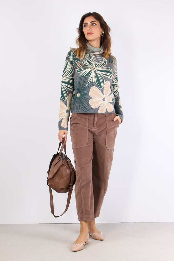 Pantalone Cargo Rosa