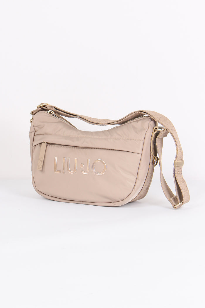 Mezzaluna Nylon Logo Champagne-5