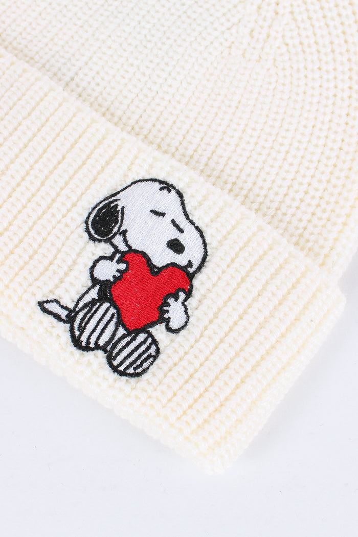 Cuffia Snoopy Bianco-5