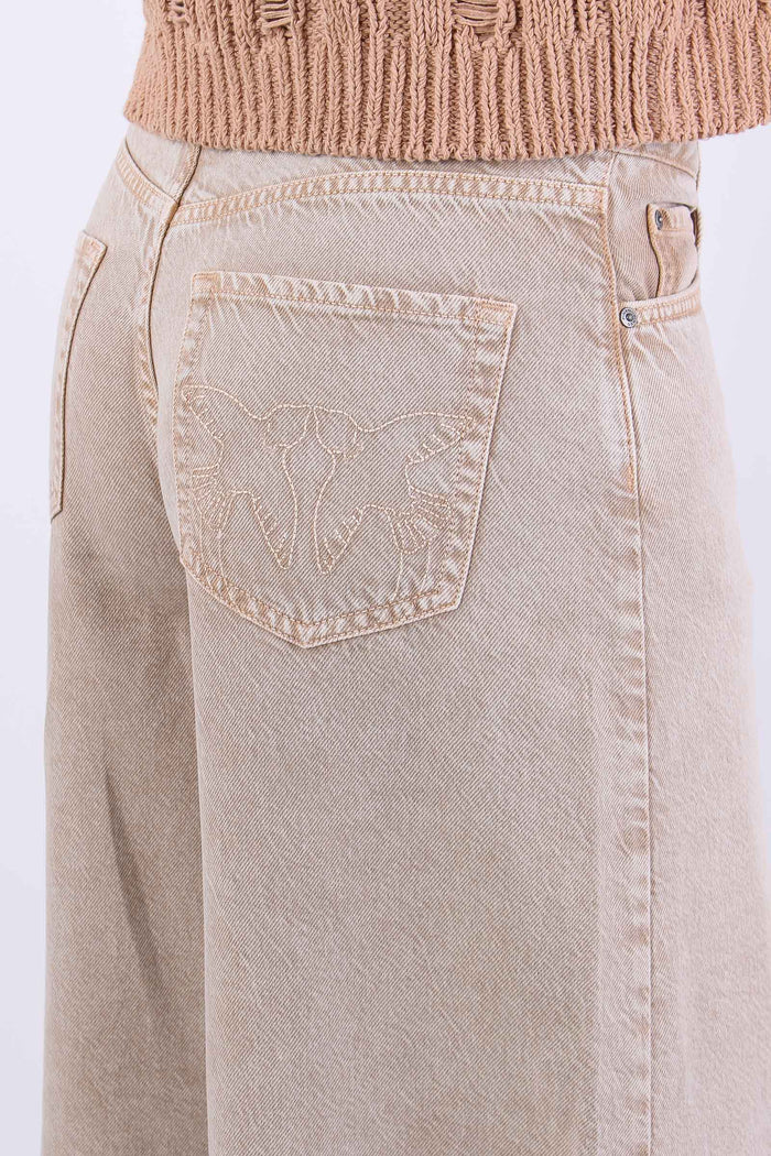 Burkina Bermuda Denim Bull Beige-8