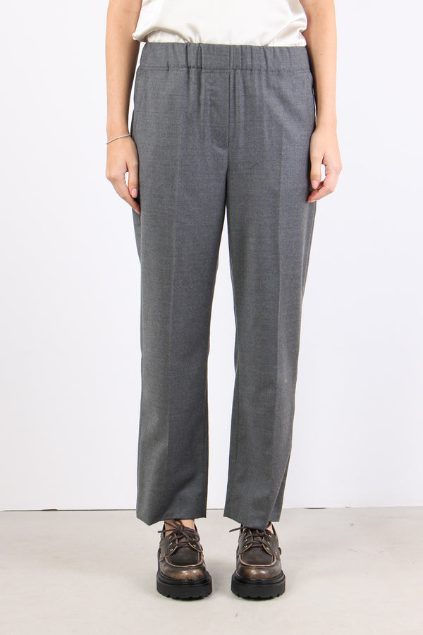 Hateley Pantalone Fresco Lana Grigio-2