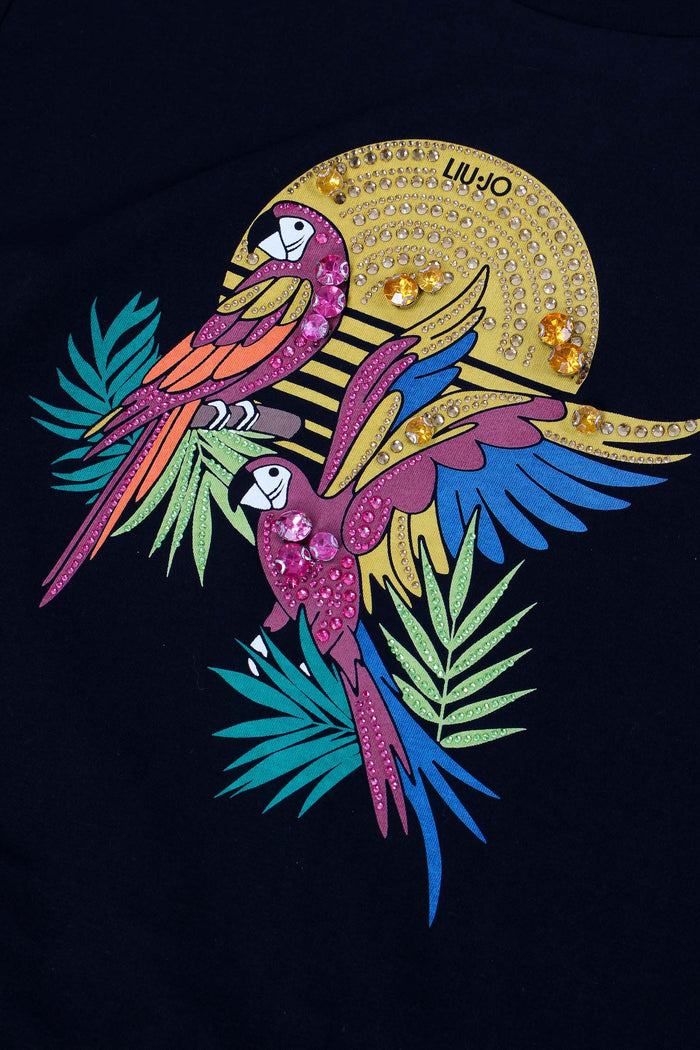 T-shirt Stampa Tucano Nero-8