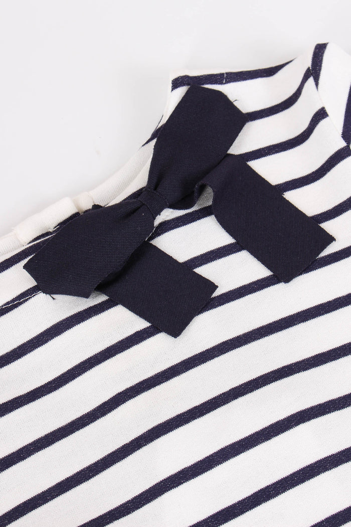 Abito Jersey Riga Blu/bianco-5