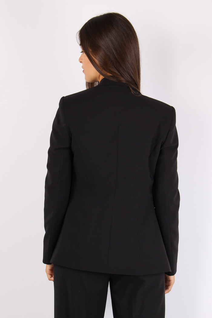 Tobita Giacca 2 Bottoni Tessut Black-3