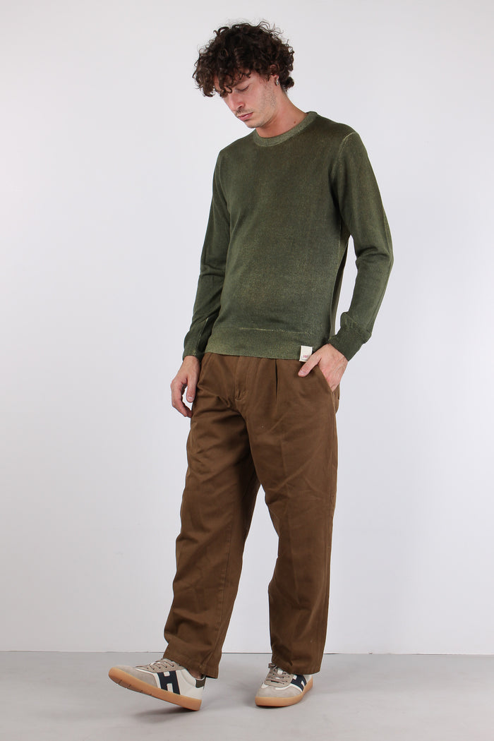 Girocollo Reversibile Militare/ocra-2