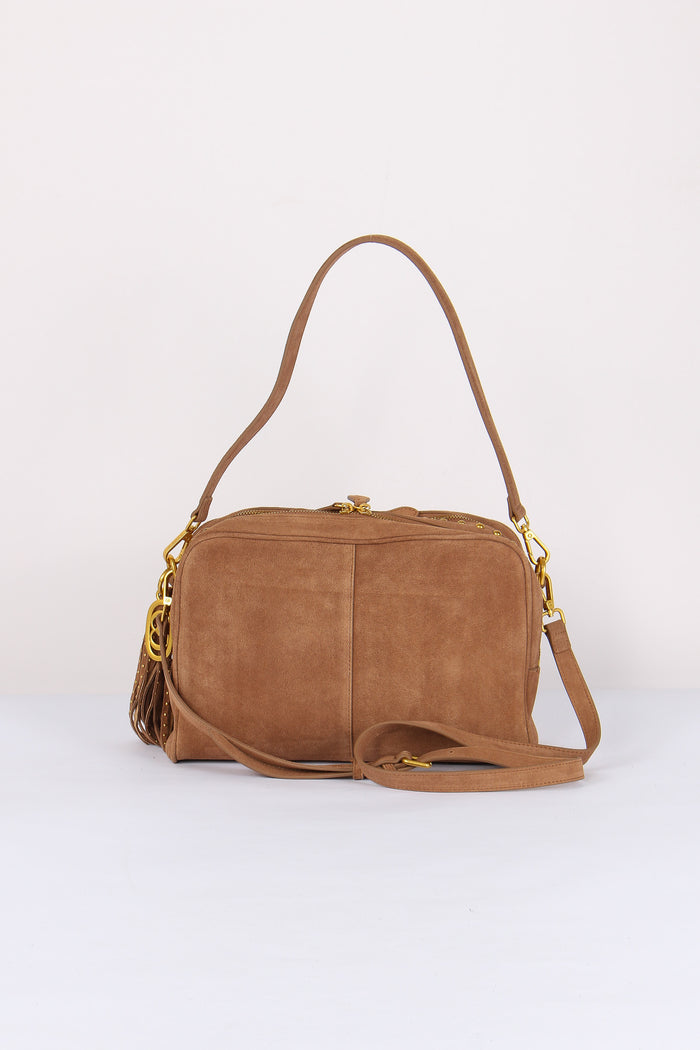 Bauletto Camoscio Frange Cuoio-3