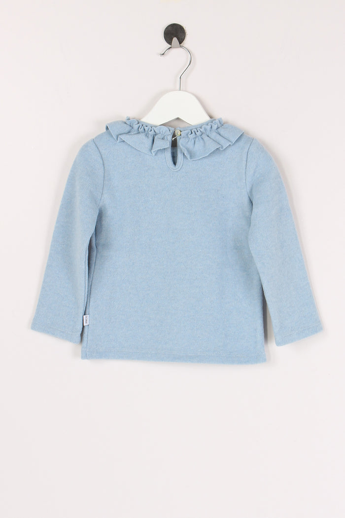 T-shirt Caldo Cotone Rouges Azzurro-3