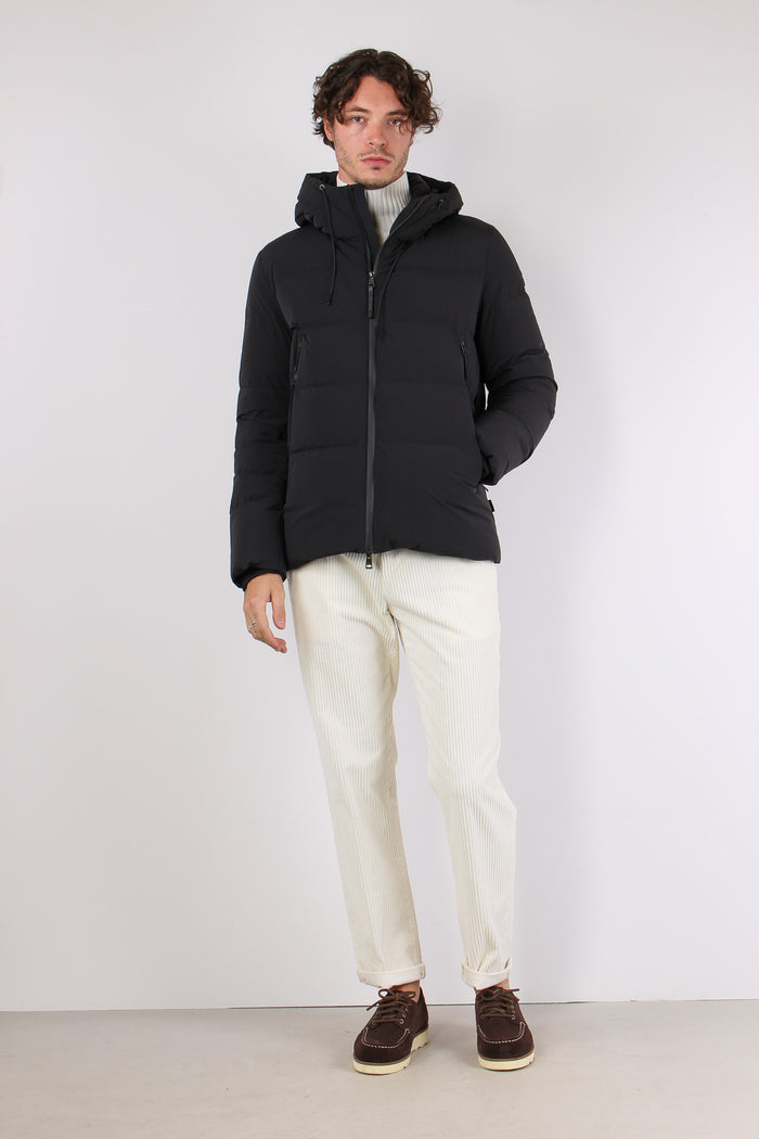 Piumino Zip Nero-7