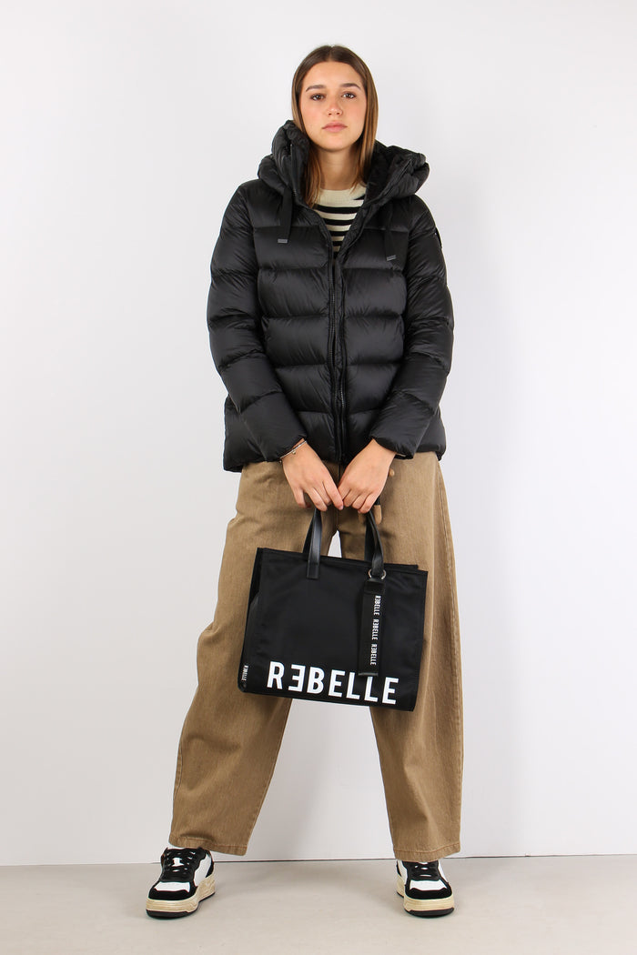 Piumino Nylon Cangiante Black