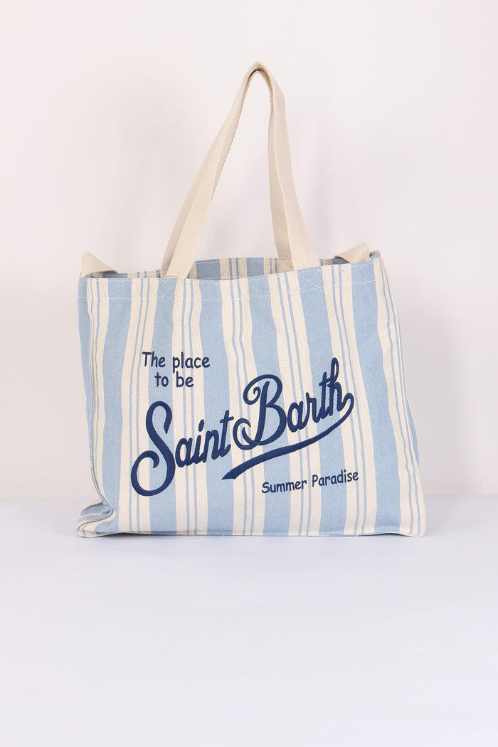Essential Bag Azzurro/bianco
