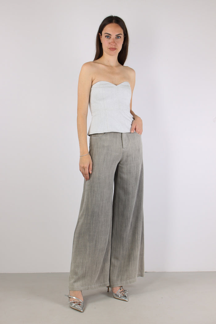 Denim Palazzo Grey-5