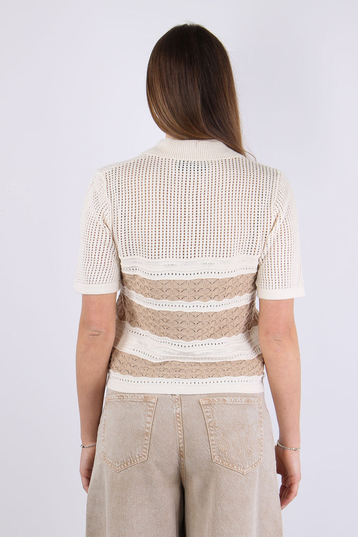Polo Tricot Riga Beige-4