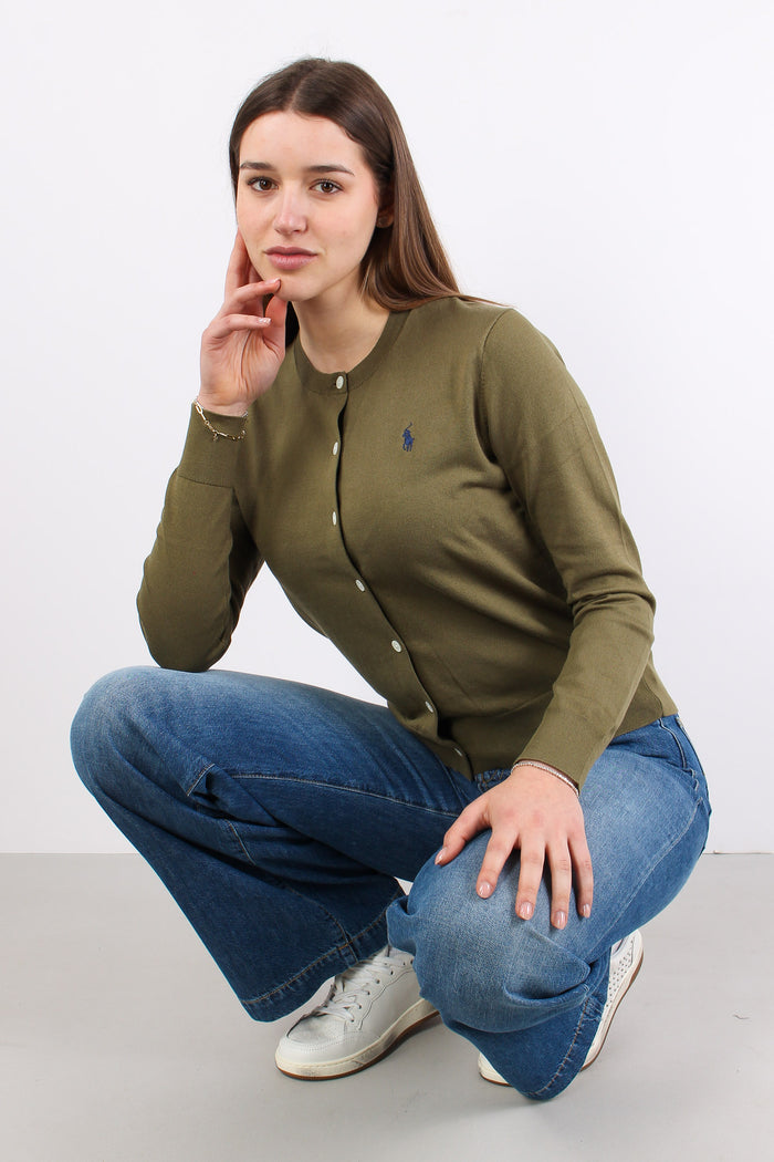 Cardigan Cotone Willow Green-3