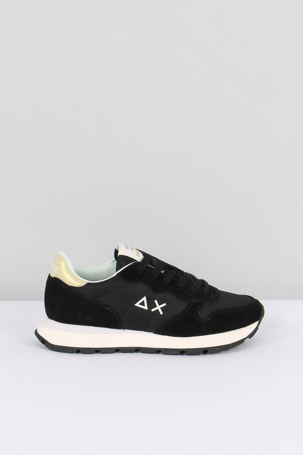 Sneaker Ally Gold Silver Nero