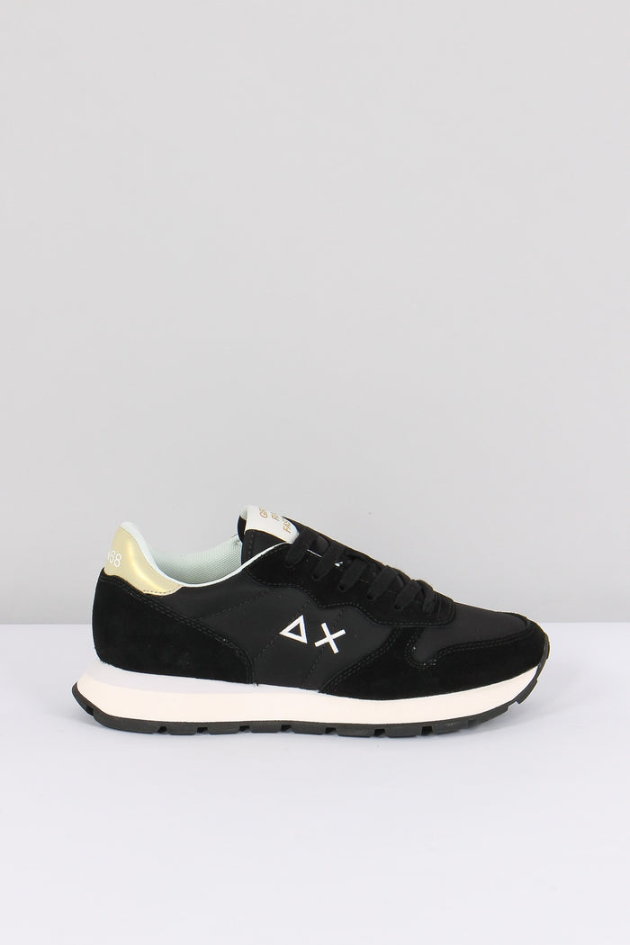 Sneaker Ally Gold Silver Nero