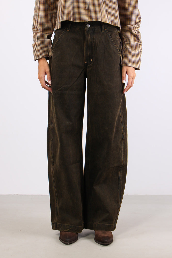Pantalone Baloon Slavato Moro-2