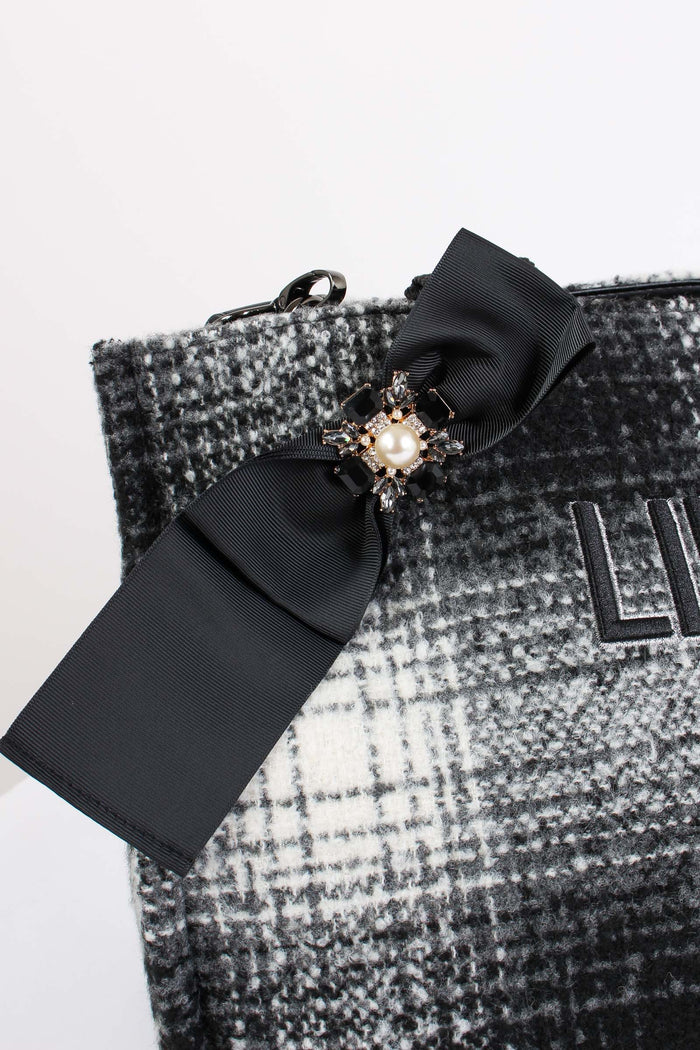 Borsa L Tote Fantasia Check-7