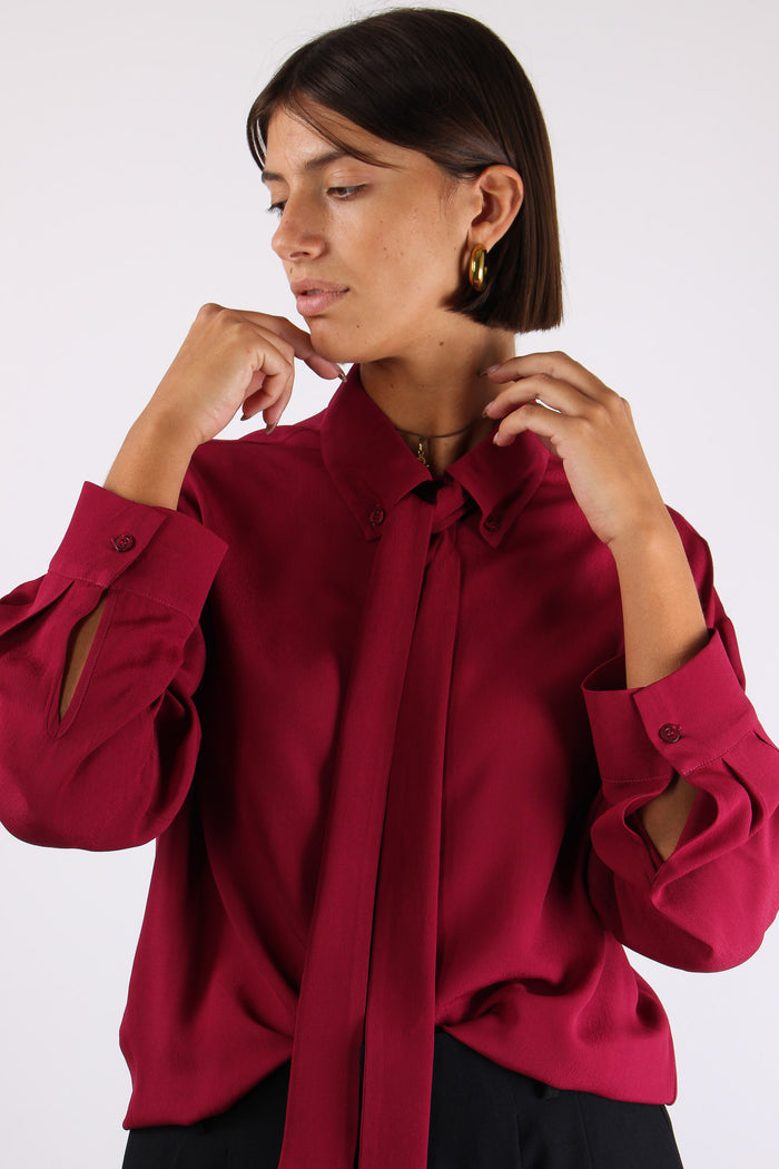 Camicia Viscosa Fusciacca Collo Scarlet-7