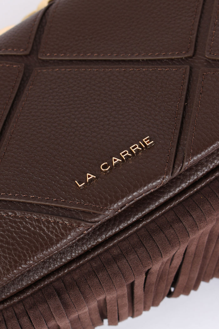 Tracolla Mini Frange Brown-8