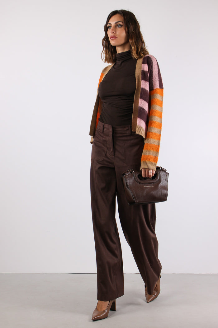 Pantalone Dritto Dainetto Potting Soil-3