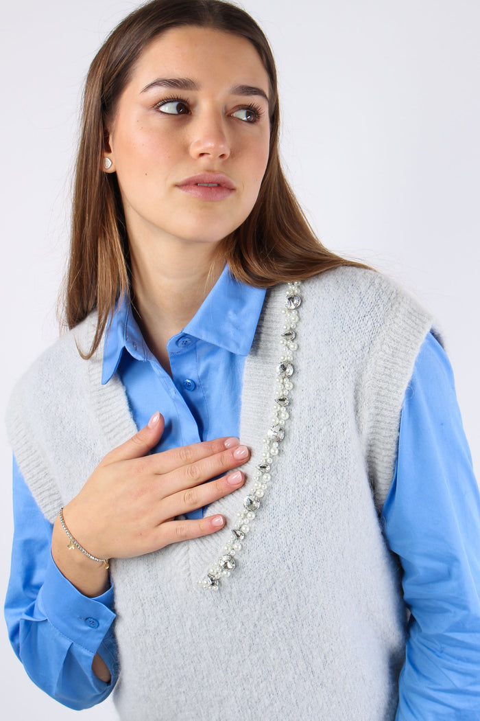 Gilet Profilo Gioiello Misto A Ghiaccio-3