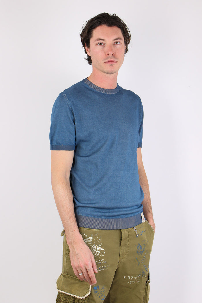 Maglia M/m Filo Reversibile Inchiostro/yuta-7