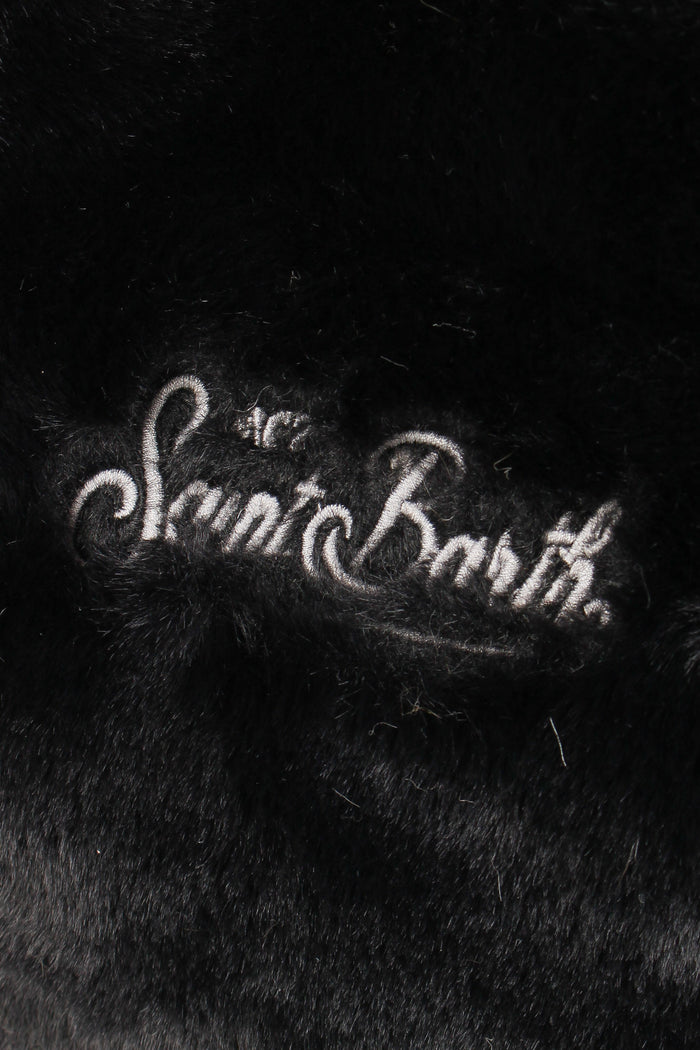 Borsa Mano Pelliccia Nero-8