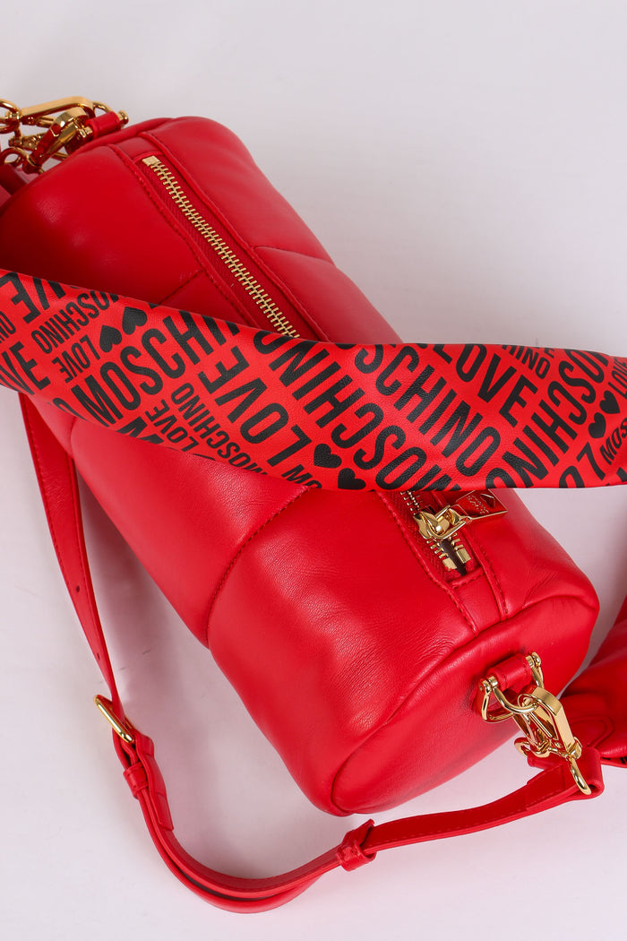 Bauletto Puffy Rosso/nero-4