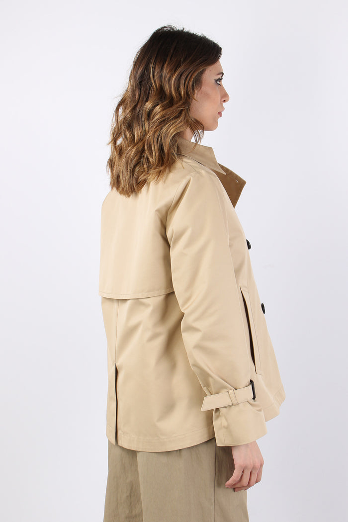 Wkdbiglia Trench Corto Beige-7