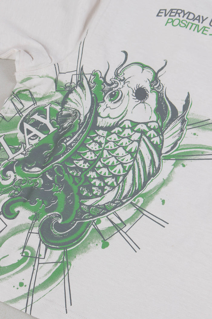 T-shirt Stampa Gesso-4