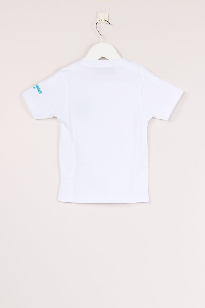 T-shirt Ricamo Bomber White-2