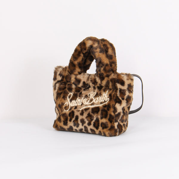 Borsa Mano Pelliccia Animalier Leopard-2