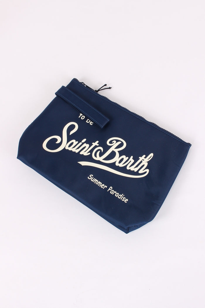 Aline Pochette Nylon Blue Navy-3