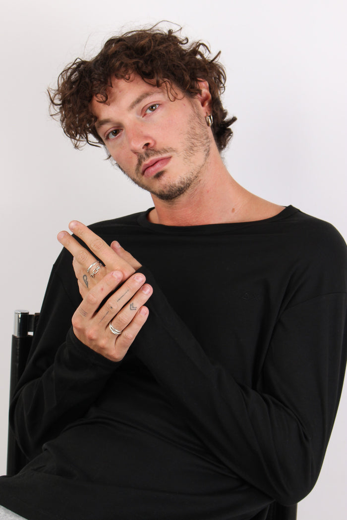 T-shirt M/l Jersey Nero-6