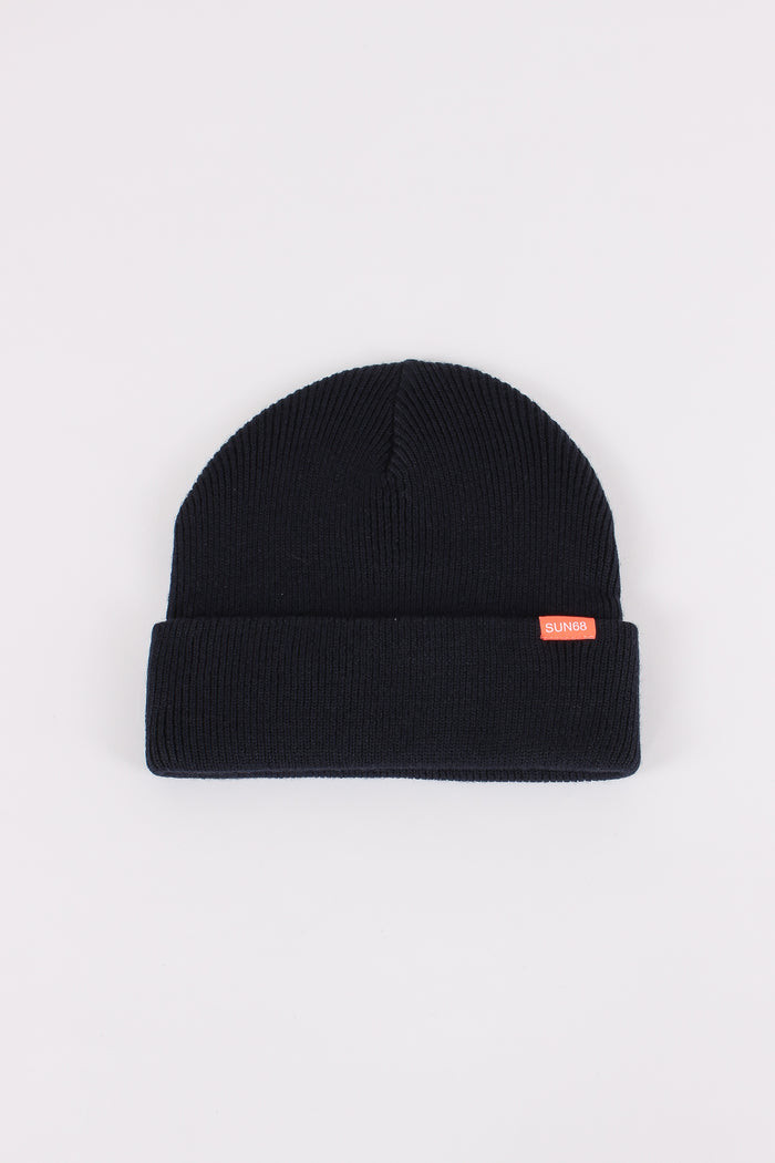 Cuffia Logo Navy Blue