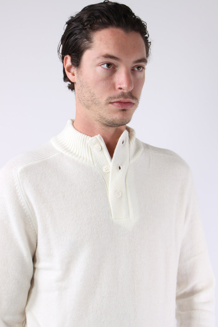 Collo Alto  Cotone Off White-7