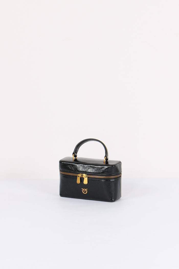 Tracollina Vanity Soft Mini Shiny Nero/antique Gold-2