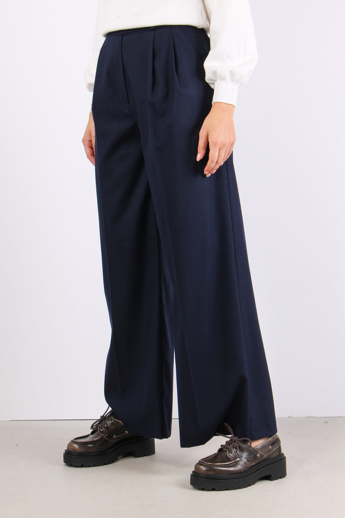 Pantalone Palazzo Pences Cintu Blu-3