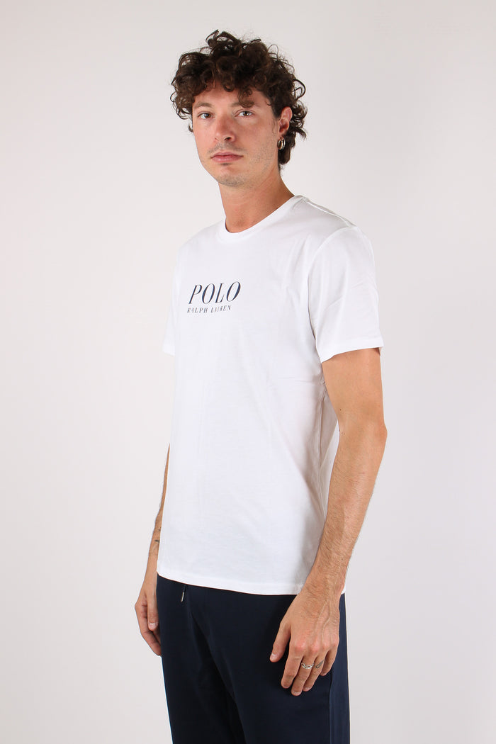 T-shirtunderwear Maxi Scritta White-3
