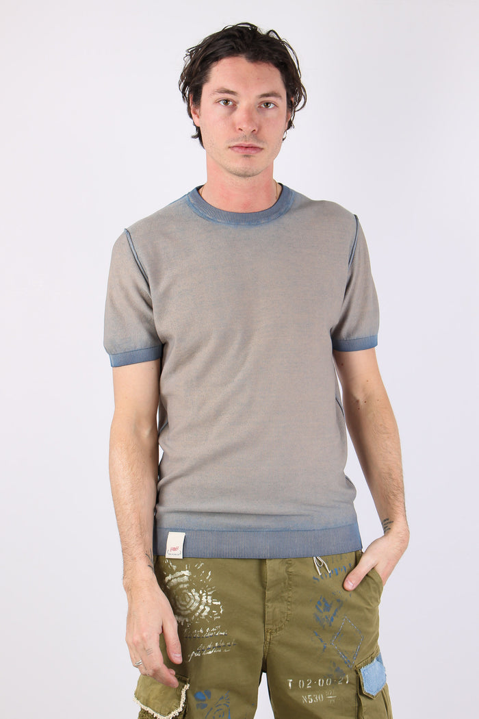 Maglia M/m Filo Reversibile Inchiostro/yuta-3