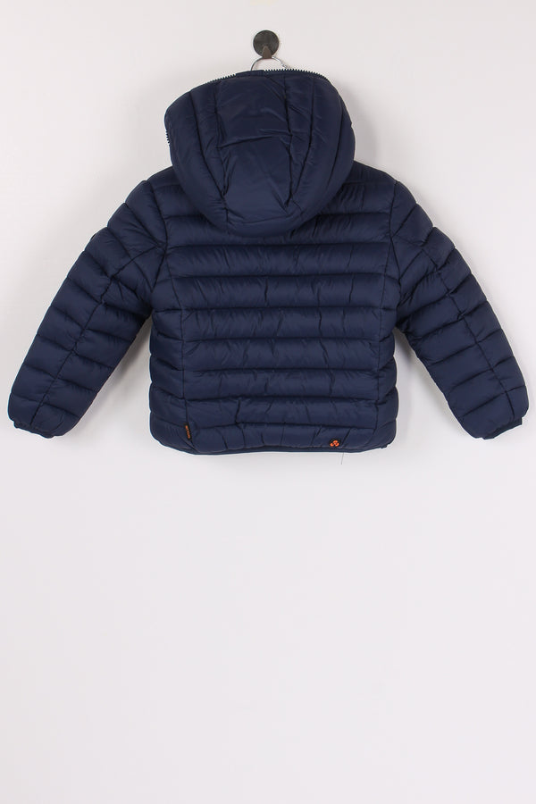 Finnegan Piumino Cappuccio Pel Navy Blue-2