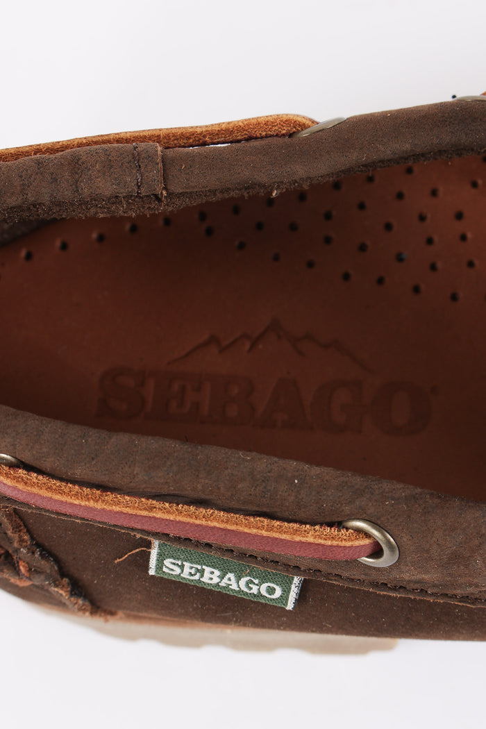 Mocassino Nabuk Lacci Dk Brown/gum-8
