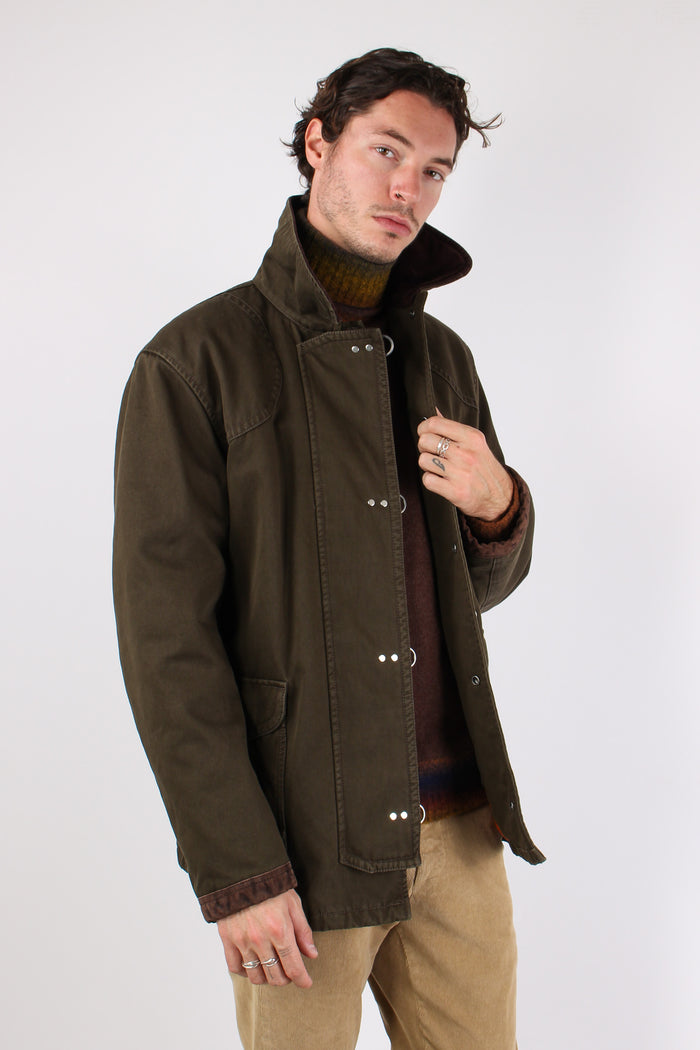 Cappotto 4 Ganci Canvas Militare-10