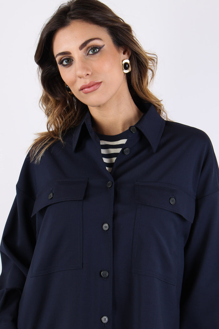 Wkdmulino Giacca Camicia Blu-8